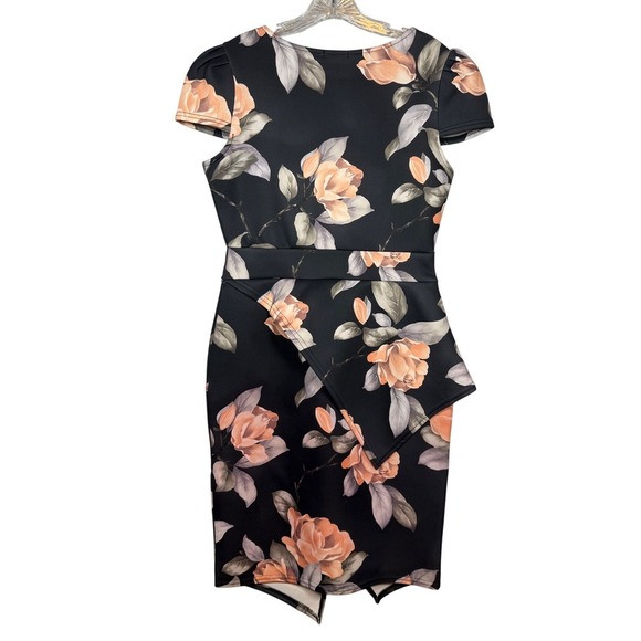 BOOHOO Women's Dress Bundle, Midi dresses, Maroon and Floral, Size 10 - Picture 9 of 15